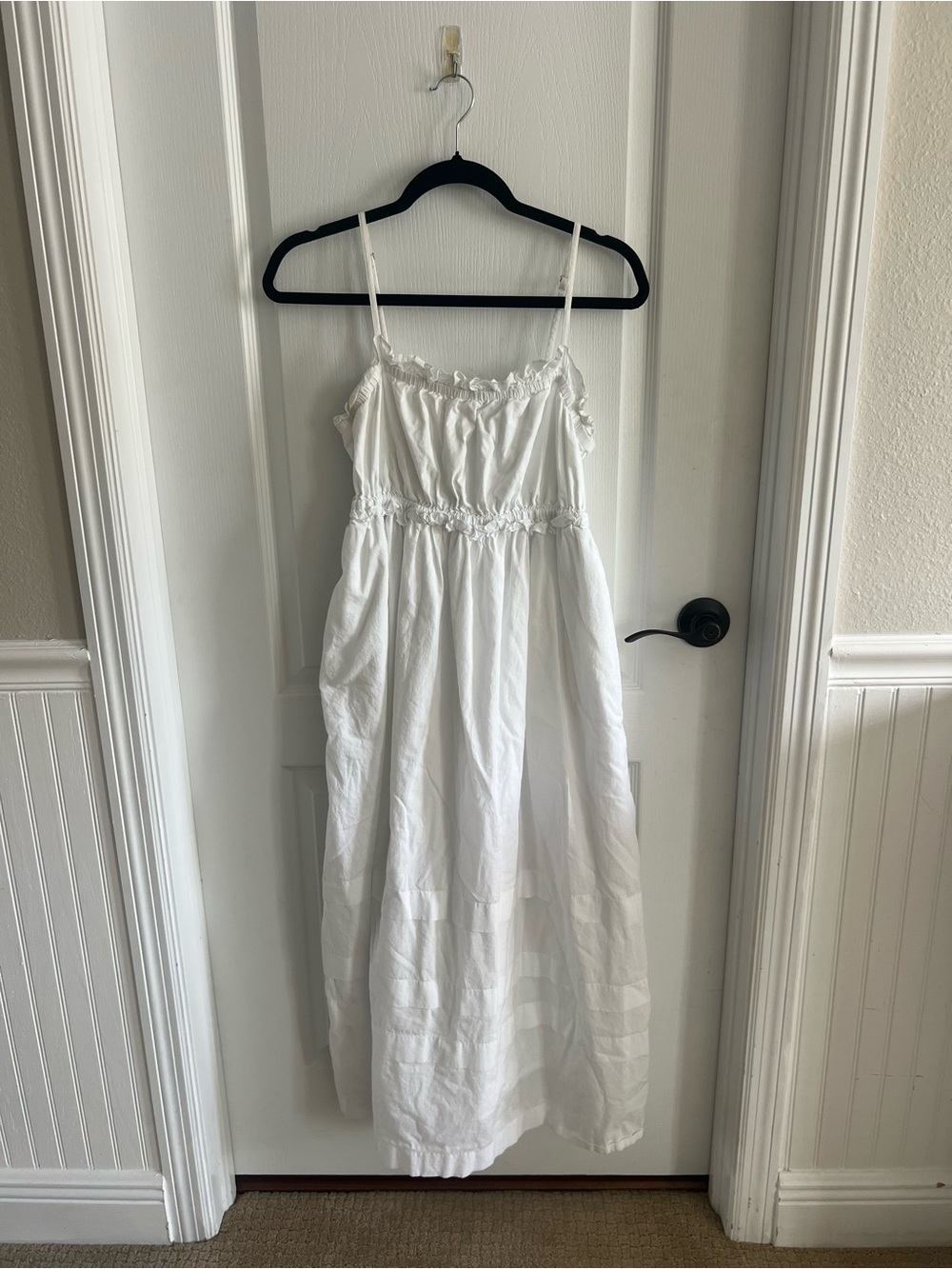 J. Crew Factory White Maxi Sundress